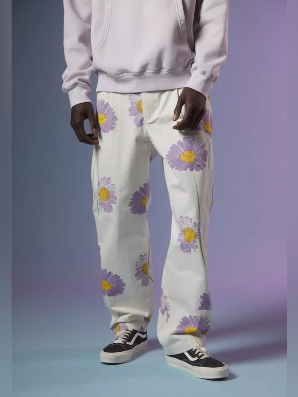 OBEY Printed Flowers Pleated Chino Pant Sz 32x30 Unisex 
(Ago A-2)